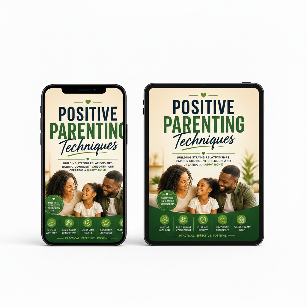 Positive Parenting Techniques Mockup